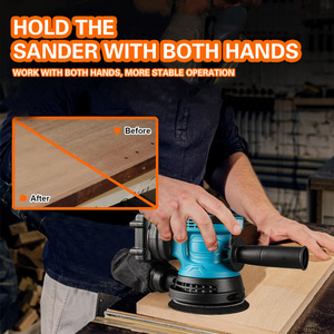 Random Orbital Strong Sanding Tool Electric <strong>Sander</strong> Machine 125mm Sanding Plate Electric <strong>Sander</strong> - Product Image 5
