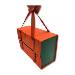 Thấp Moq Tùy Chỉnh Sang Trọng Cứng Nhắc 2Mm Tráng Giấy Đám Cưới Kẹo Hộp Cán Bóng Dập Nổi Lá Vàng Sinh Nhật Tote Hộp Quà Tặng - Product Image 2