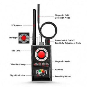 ワイヤレスRF信号検出器GSMGPSトラッカーミニカメラファインダーカメラ赤外線スキャン検出K88 - Product Image 4