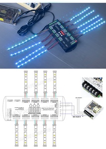 24 Channel <strong>DMX</strong> <strong>Controller</strong> DIP Switch DMX512 RGB <strong>DMX</strong> Decoder for LED Strip LED Lighting 2Ax24CH
