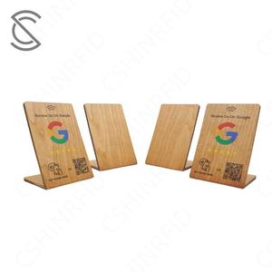Rfd nfc Google समीक्षा झुकने योग्य ntg213 चिप पर्यावरण अनुकूल संपर्क रहित लक्जरी होटल लकड़ी प्रदर्शन सोशल मीडिया - Product Image 4