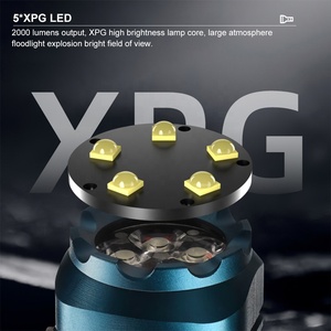 Asafee F52 Mini-LED starke taktische Taschenlampe 5 XPG LEDS EDC Taschenlampe Licht kleine Multi-Funktion wiederaufladbare Taschenlampe - Product Image 4