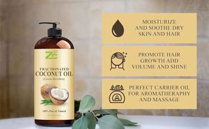 100% Pure <strong>Natural</strong> Unrefined Fractionate Castor Essential Massage Oil for Moisturizing Hair Nails Skin 200ML - Product Image 3