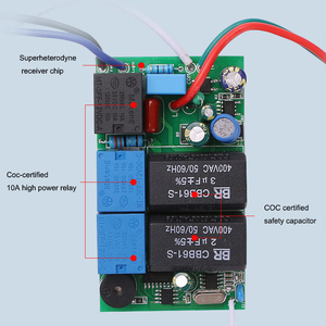 3-in-1-Universal-Deckenventilator-Fernbedienungskit Licht drehzahl regelung <span class=keywords><strong>Honeywell</strong></span>-kompatibel 10A max. Strom 220V max. - Product Image 5