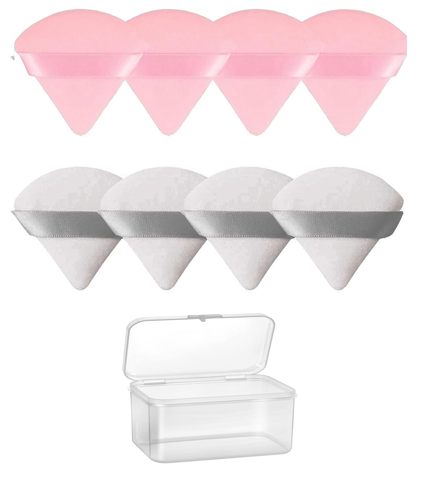 8PCS-ROSE/WHTIE