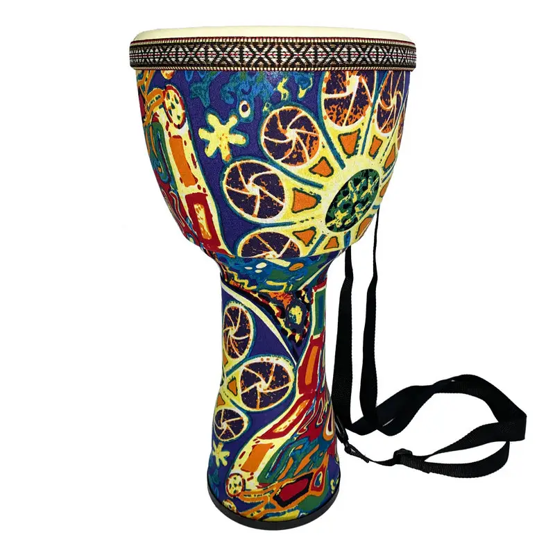 Fornitore della cina nuovi strumenti musicali a percussione africani 8 "Djembe african Drum kids djembe