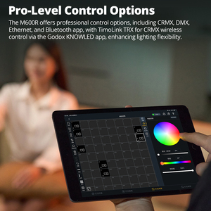 Godox M600R 740W 5600K Continuous LED Video <strong>Light</strong> with Built-in <strong>FX</strong> Effect and Portable Professional Photography Lighting - Product Image 3