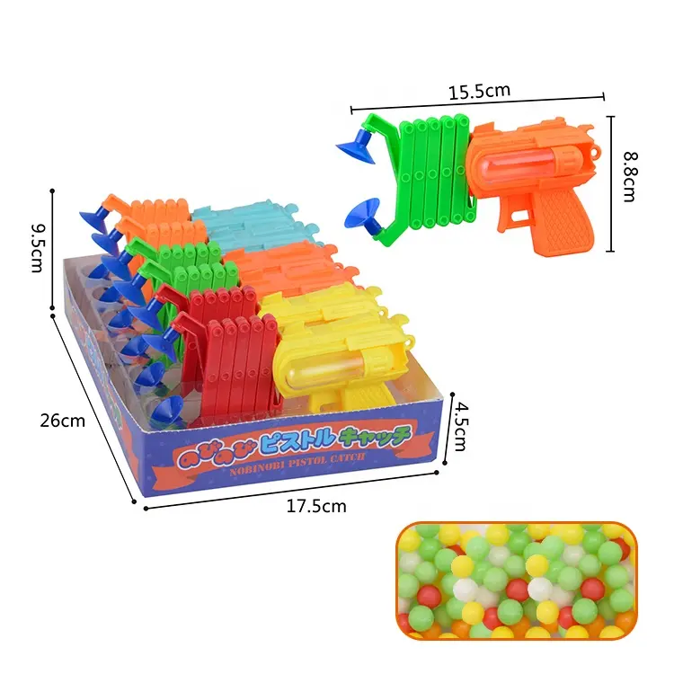 Рекламные игрушки для конфет, Пластиковый телескопический пистолет, игрушки для конфет для детей, машина для конфет, игры
