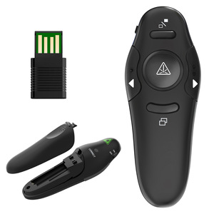 Großhandel 2,4G Präsentation Clicker Fernbedienung Laserpointer USB Presenter Diashow Power Point Clicker