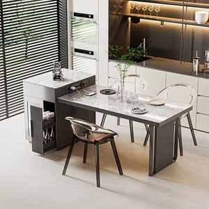 โต๊ะหินเผาเฟอร์นิเจอร์ห้องครัวเกาะขยายได้โต๊ะในห้องรับประทานอาหาร - Product Image 1