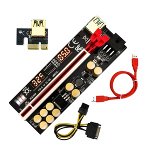 V016 PCIe 1X to 16X Graphics CardUSB3.0 Extension CablePCIe Adapter VER Series with Temperature and Voltage Display - Product Image 6
