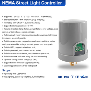 ควบคุมแบบไร้สายระบบไฟถนนอัจฉริยะควบคุมด้วยแสงบนถนนระบบไฟถนน LED 4G /lte - Product Image 4