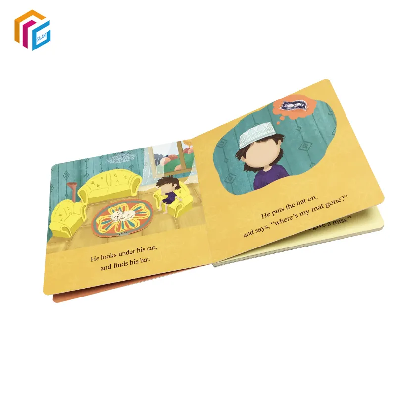 Manufacturer Customized Hardcover Children Illustration Picture Books Cardboard Board Book