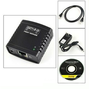 10/100Mbps <strong>Ethernet</strong> to USB 2.0 Network LPR <strong>Print</strong> <strong>Server</strong> LAN USB <strong>Print</strong> <strong>Server</strong> Adapter Printers Share Black-SCLL - Product Image 4