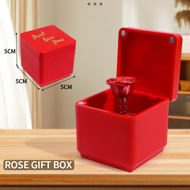 Rose gift box - red (English opp)