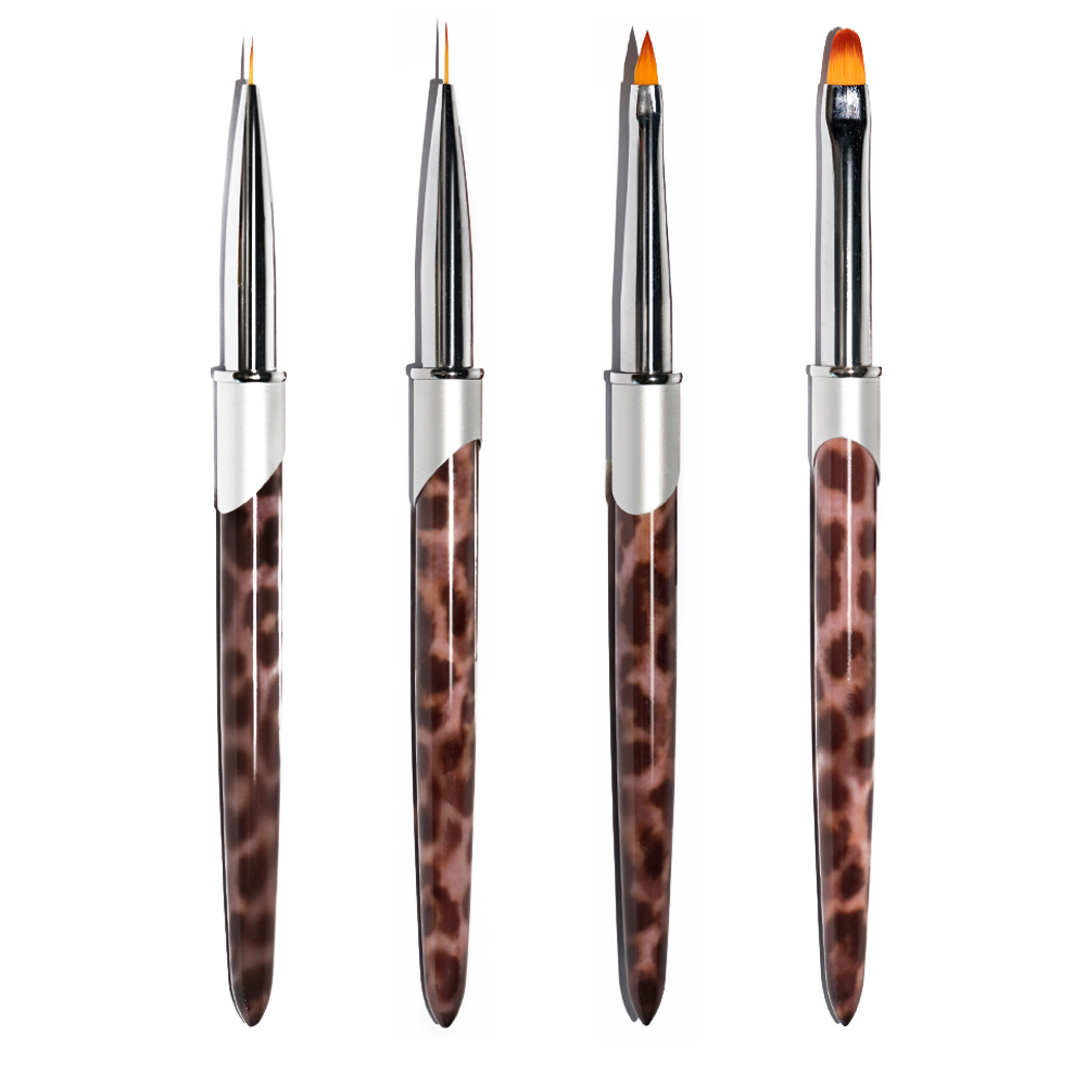 Set di Pennelli per Unghie LEOPARD