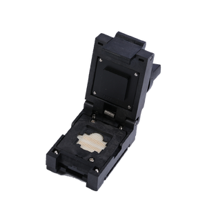 RF/yüksek hızlı IC testi için altın kaplama probları ile 0.8mm Pitch Flip-Top BGA 96 Accelerated yüksek hızlandırılmış stres yaşlanma soketi - Product Image 5
