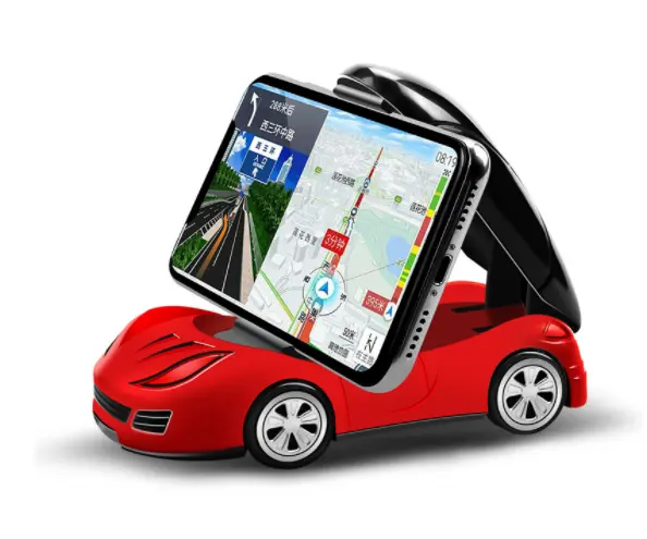 Venda quente Moda Universal Multifunções Carro Em Forma Multi-cor legal Car Dashboard Titular Do Telefone Móvel Titulares