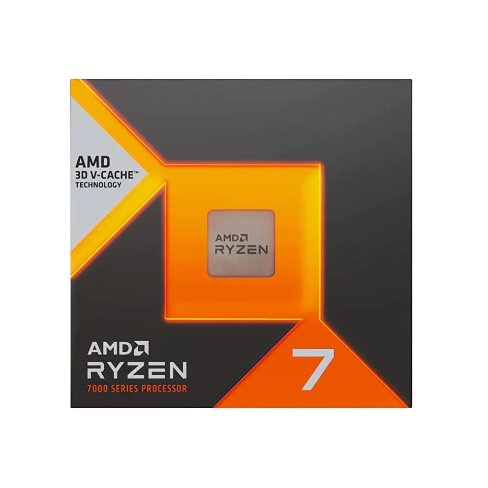 AMD R 7 7800X3D R7ชุด7000 8-core ซ็อกเก็ต AM5 120W AMD เรเดียนกราฟิกส์โปรเซสเซอร์