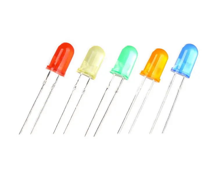 LED Diodo 3 MILLIMETRI F3 Kit LED Verde Blu Rosso Arancione Giallo Light Emitting Diode Componenti Elettronici FAI DA TE