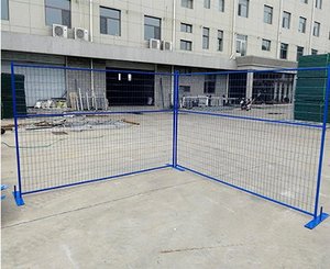 Toptan özel 6ftx8ft bahçe Metal çit paneli Anti pas galvanizli çelik çit fiyat - Product Image 4