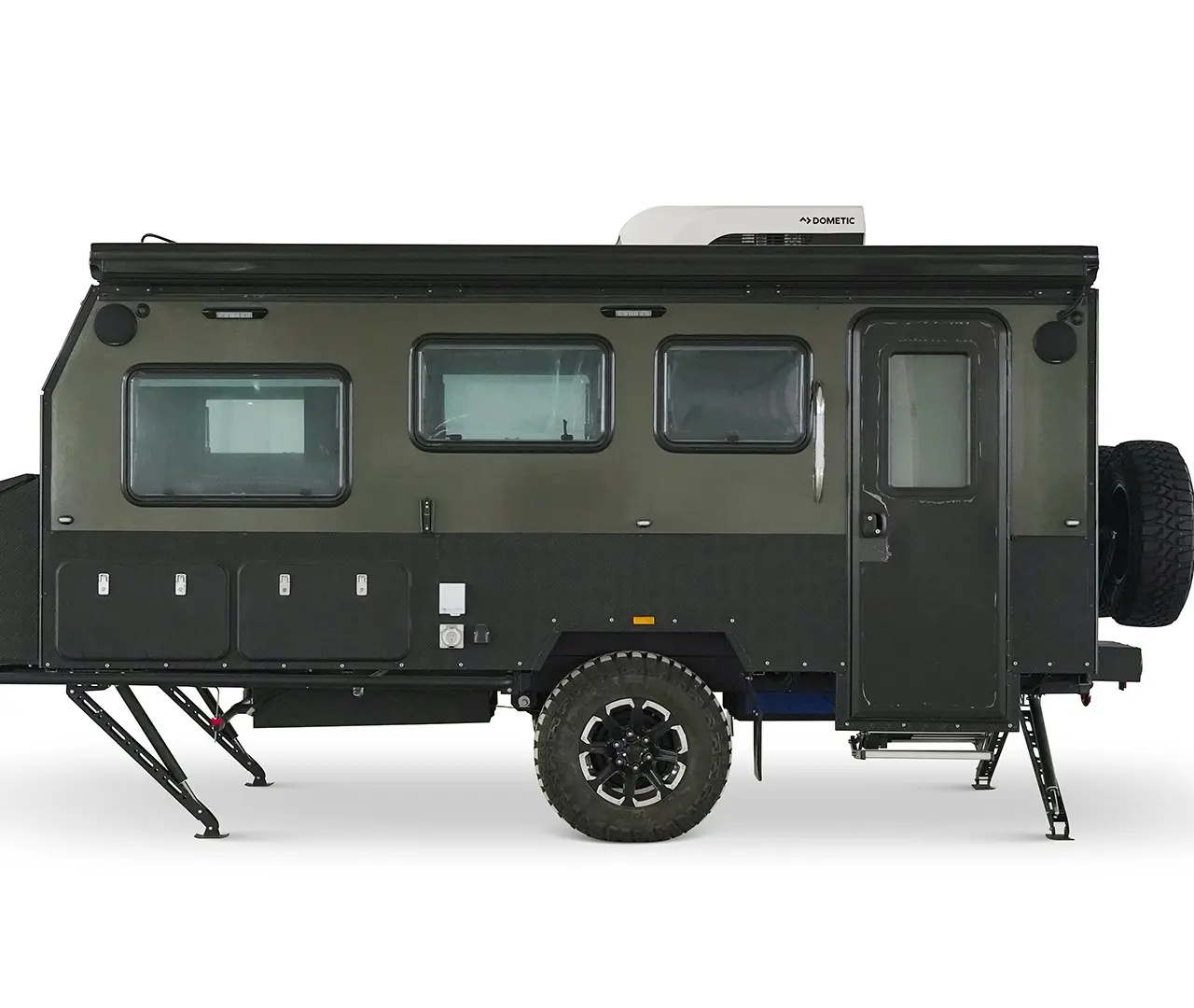 Campers híbridos todoterreno Pop Top de 13 pies, caravana, remolque de camping, caravana