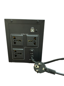 UPS de torre de onda sinusoidal simulada fuera de línea 650va 390W 110V o 220V con pantalla LCD LED para computadora y sistema de seguridad - Product Image 6