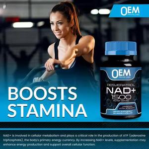 OEM nhãn hiệu riêng độ tinh khiết cao Niacinamide nucleoside NAD + Viên nang với Resveratrol bổ sung hàng ngày - Product Image 5