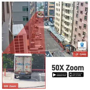 5MP 8นิ้ว WiFi 4K กล้อง IP 50X ซูมออปติคอลเลเซอร์ IR วิสัยทัศน์กลางคืนตรวจจับมนุษย์รักษาความปลอดภัยกลางแจ้ง4G ซิมการ์ด8MP กล้อง PTZ - Product Image 6