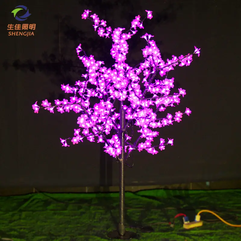 Commercio all'ingrosso outdoor Led Artificiale Albero di Ciliegio in fiore e foglia d'acero per albero di natale con per le luci di natale