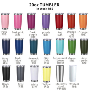 Özel kahve 20 oz Tumbler paslanmaz çelik vakum yalıtımlı 20 oz su içmek için kapaklı bardak ve saman lazer gravür