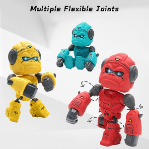 2022最新スタイルのミニロボットゴリラおもちゃロボット合金金属スマートロボットおもちゃ音とライト付き - Product Image 4