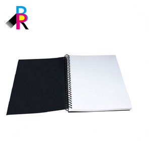 OEM Custom Design Notebook semplice YO fili che legano alta qualità carta ondulata nera copertina rigida libro da stampa Offset - Product Image 4