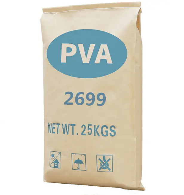 CAS 9002-89-5โพลีไวนิลแอลกอฮอล์ PVA2699สำหรับเคลือบและปิดผนึกรอยแตก
