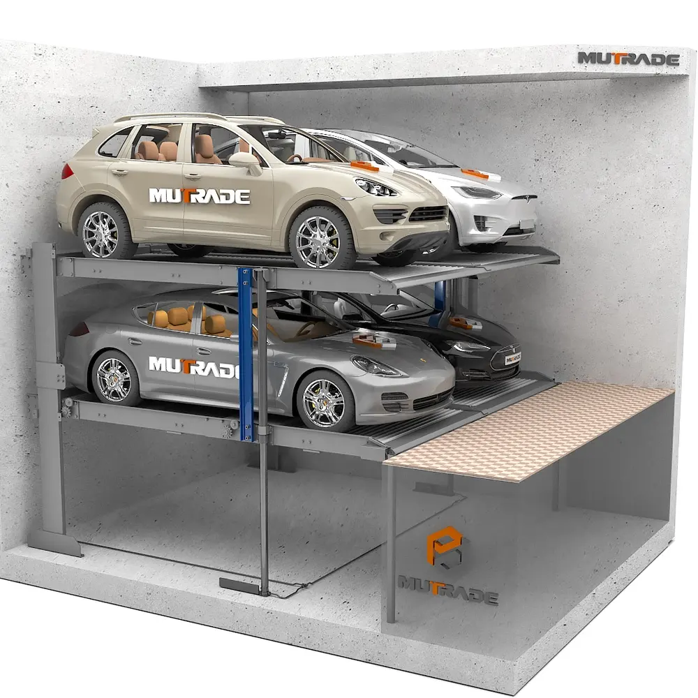 Auto Vehicle Hydraulic Garage Parking System Underground Parking Equipment
