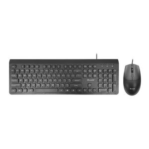 KMC-112UL Mute Button New Private USB Wired Chocolate Slim Keys <strong>Computer</strong> <strong>Keyboard</strong> &amp; <strong>Mouse</strong> Combo for Gaming/Office <strong>Use</strong>