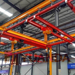 1 2 3 5 10 Ton <strong>Free</strong> Standing Modular Self Erecting Freestanding Overhead Bridge <strong>Crane</strong> with Steel Column Support Structure Frame - Product Image 3