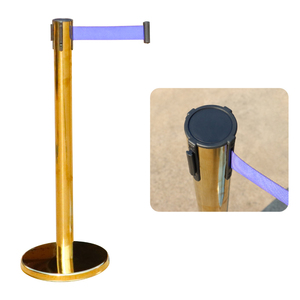 Nhiệm vụ nặng nề có thể thu vào vành đai kim loại kiểm soát đám đông rào cản hàng rào cho sự kiện và quản lý hàng đợi hàng rào giao thông hoặc rào cản - Product Image 3