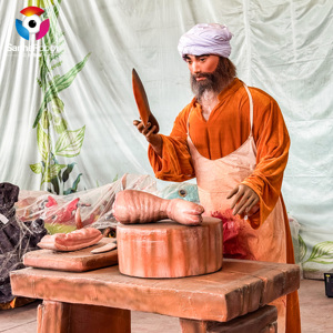 Tùy chỉnh hoạt hình trang trí Quy Chế mô phỏng con người bán thịt công viên chủ đề Kích thước cuộc sống robot thực montable - Product Image 1