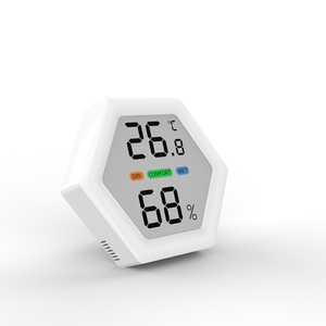 Termómetro Digital para interiores y exteriores, higrómetro de temperatura con pantalla LCD de ABS, Sensor de humedad - Product Image 4