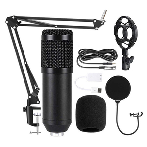 BM 800 MIC Bộ Dụng Cụ Ghi Âm Phòng Thu BM800 Bộ Micro Điện Dung Để Bàn Cho Webcast Live Karaoke Hát V8 Card Âm Thanh - Product Image 1