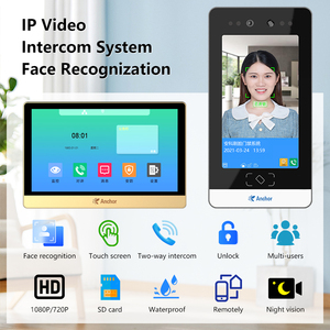 2024 Anchor <strong>Video</strong> Door Phone Multi-Apartments <strong>Video</strong> <strong>Intercom</strong> <strong>System</strong> with Face Recognition <strong>TCP</strong>/<strong>IP</strong> Door Bell Entry Unlock Features