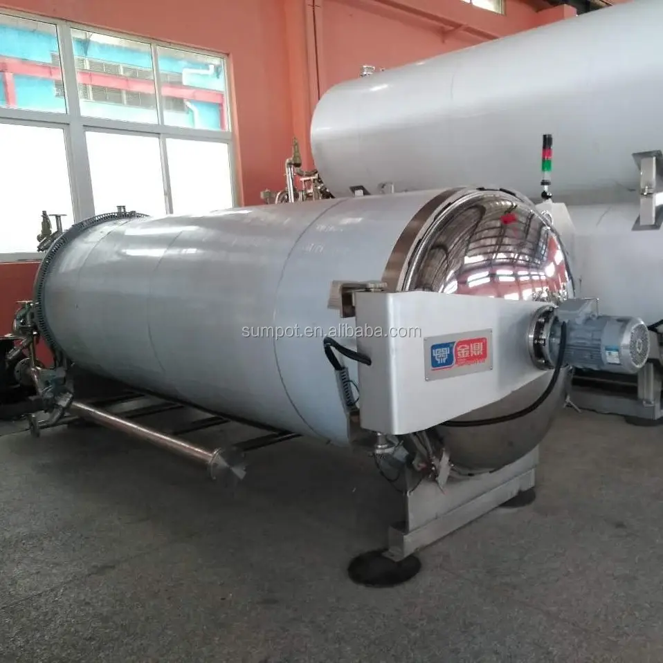 Fabricante de China, producto enlatado, autoclave, máquina de esterilización