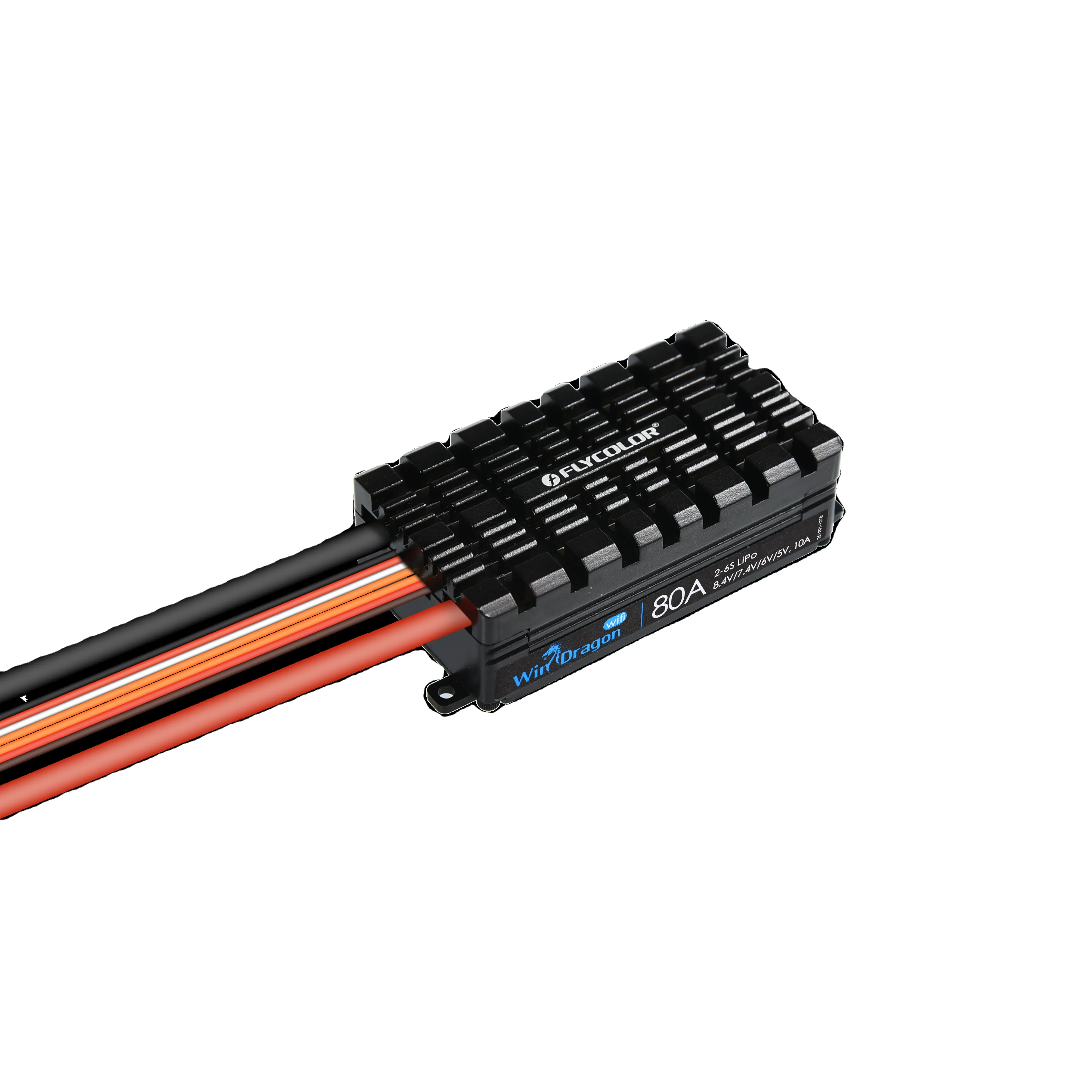 Бесщеточный Регулятор Скорости FLYCOLOR WinDragon 80A 100A 130A ESC 2-6S 10A BEC для радиоуправляемого самолета неподвижного крыла и вертолета