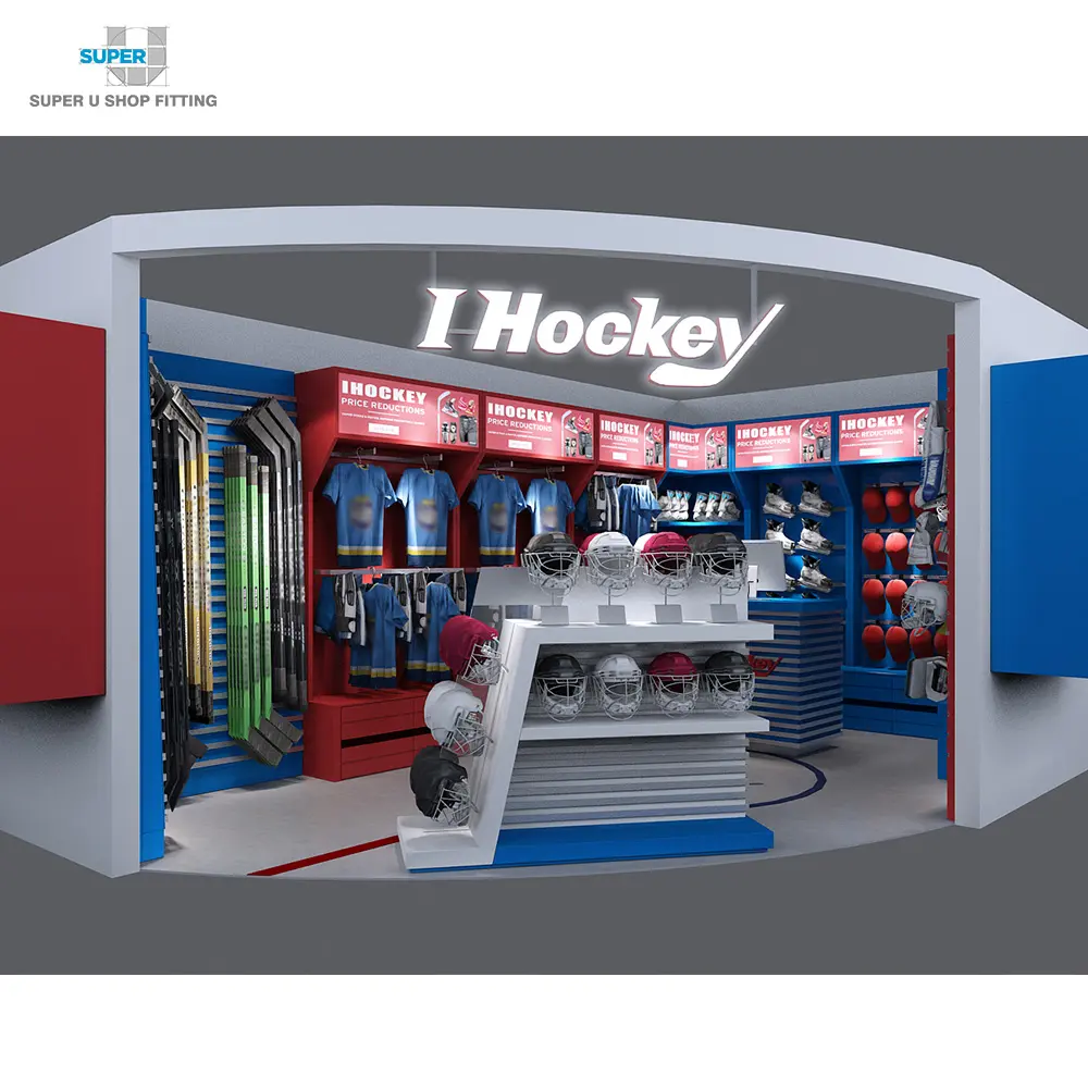 Kit de Hockey sobre hielo personalizado, accesorio de decoración de tienda, centro comercial hecho a medida, diseño de Interior