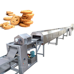 Quy mô nhỏ làm bánh quy Máy Cracker làm cho dây chuyền sản xuất mè đào sắc nét Biscuit máy - Product Image 3