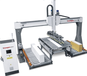 Auto carico e scarico doppia linea di produzione di levigatura laterale per fabbrica di mobili - Product Image 4