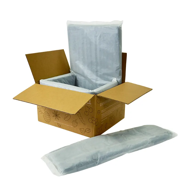 Custom Printed Insulated Foam Shipping Box for Food Packaging Carton Cooler Bag Meat Box Cardboard fish transportation box