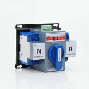 220V 400V AC 63A 2P 3P 4P単相ATSデュアルパワー自動転送スイッチソーラー用発電機用 - Product Image 4