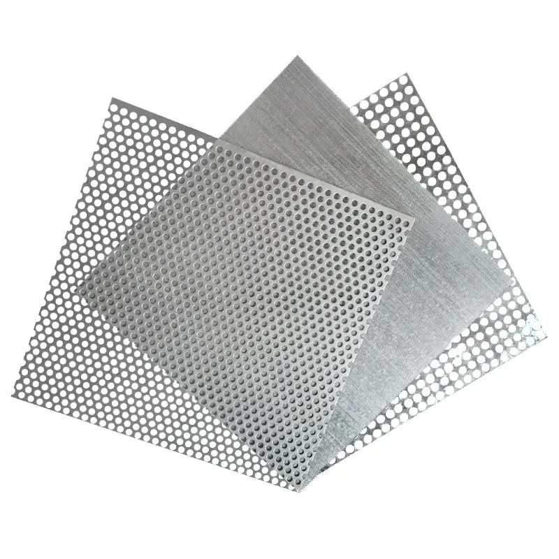 Pantalla de Metal de malla perforada de aluminio de placa para cubiertas de radiador Hojas decorativas de 6mm Expandir Fenc Balcón Metal perforado